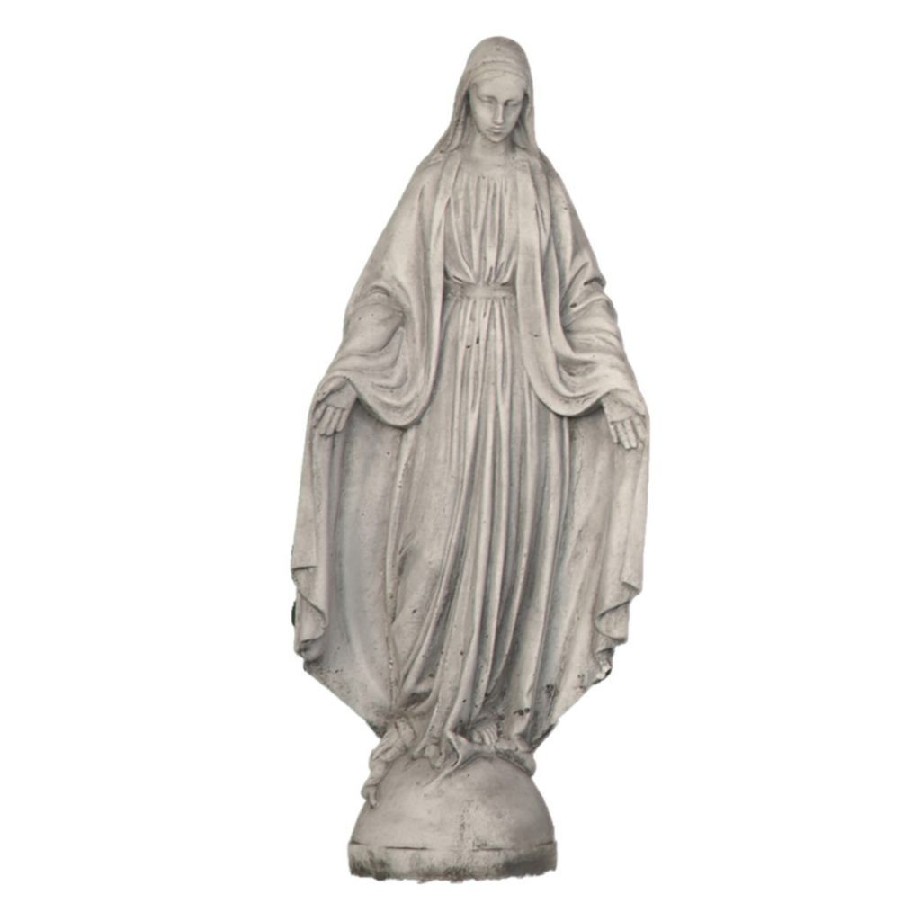 Figura de Jardín en Hormigón Piedra Virgen de la Medalla Milagrosa ...