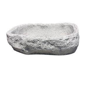 Pila Jardinera Rustica Maceta Para Exterior de hormigon piedra