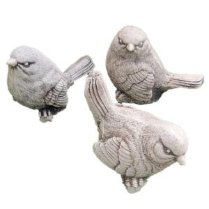 Pajaritos, gorriones para jardin figura decorativa