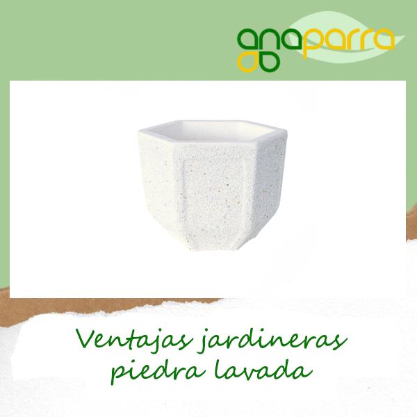 Ventajas de usar jardineras con piedra lavada