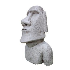 Figura Mohai 39x30x60cm. de hormigón piedra para el jardín
