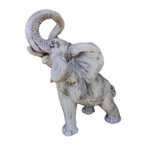 Figura Elefante de la suerte hormigón piedra 29x32x55cm.