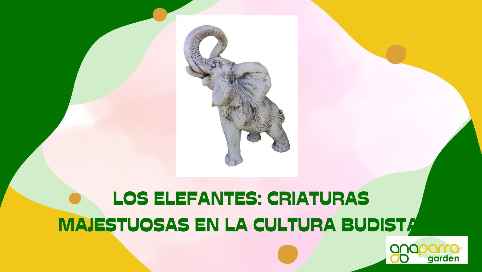 Los elefantes: criaturas majestuosas en la cultura budista.