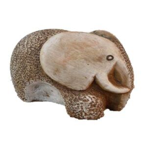 FIGURA NATUREL ELEFANTE 18x14cm.