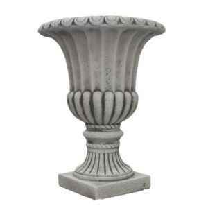 maceta copa jardinera PERI hormigon piedra anaparra GRIS
