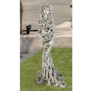 Estatua Deva de Hormigón Piedra para exterior e interior 165cm.