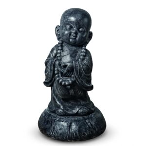 Figura Jardín Monje 70cm. con base de Hormigón