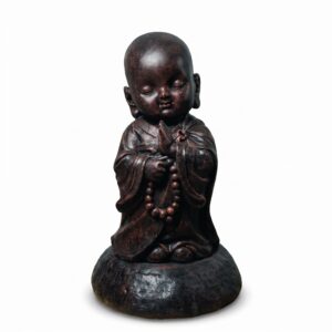 Figura Jardín Monje 70cm. con base de Hormigón