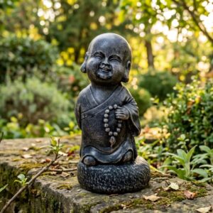 Figura Jardín Monje 40cm. de Hormigón